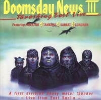 [Various Artists Doomsday News III - Thrashing East Live Album Cover]