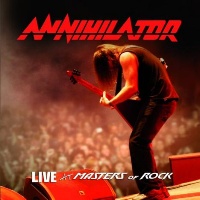 [Annihilator Live at Masters of Rock Album Cover]