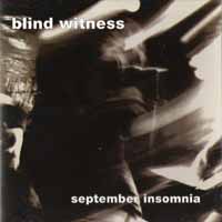 Blind Witness September Insomnia Album Cover