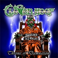 [Cloven Hoof Throne of Damnation Album Cover]