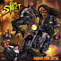 [Elm Street Barbed Wired Metal Album Cover]