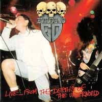 EvilDead Live...From The Depths Of The Underworld Album Cover
