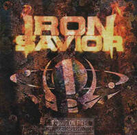 Iron Savior Riding on Fire - The Noise Years 1997-2004 Album Cover