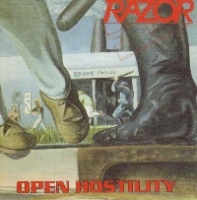 [Razor Open Hostility Album Cover]