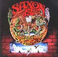 [Saxon Forever Free Album Cover]